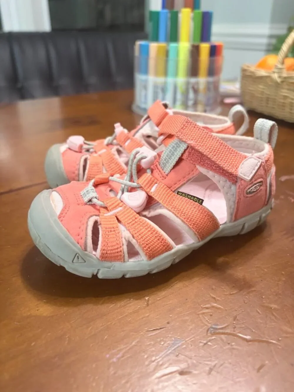 KEEN Seacamp II CNX Toddler Sandals Dubarry Pink-A-Boo Size 9